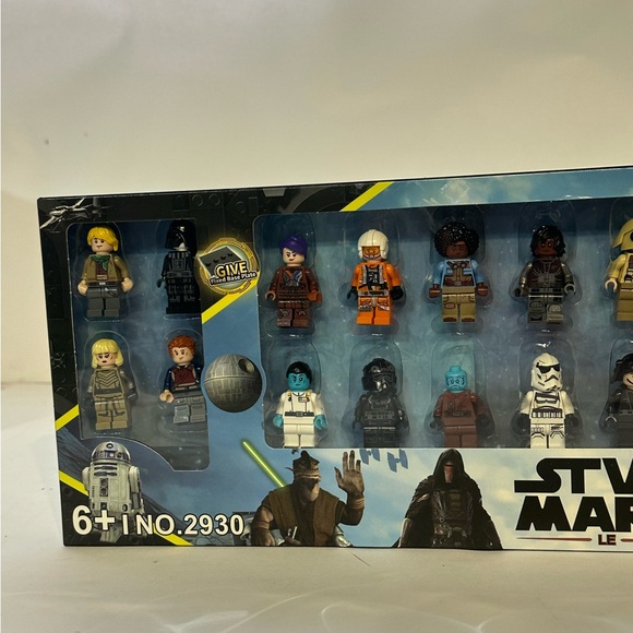 Star Wars Action Figures + Accessories Building Blocks Brick Mini Figure 24+ Pcs - Picture 5 of 11